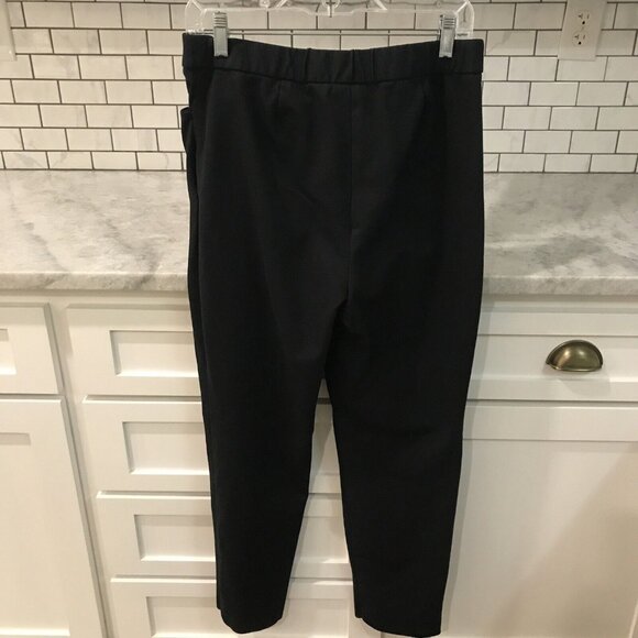 J Jill  Pants Womens Medium Black Ponte Slim Leg Leggings Pull On Designer Boho - Picture 4 of 10
